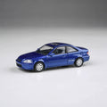 Para64 PA-65629 1999 Honda Civic EM1 Electron Blue Pearl Wingless Right Hand Drive Diecast Model Car
