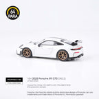 Para64 PA-65873 2025 Porsche 911 GT3 (992.2) Grand Prix White RHD Diecast Model Car