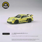 Para64 PA-65877 2025 Porsche 911 GT3 (992.2) Cartagena Yellow RHD Diecast Model Car