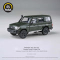 Para64 PA-66313 2014 Toyota Landcruiser LC76 Military Green RHD Diecast Model Car