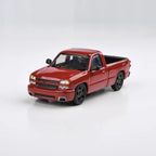 Para64 PB-55832 2006 Chevrolet Silverado Single Cab Victory Red Diecast Model Car