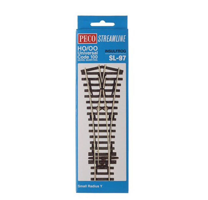 Peco SL97 SMALL RADIUS Y TURNOUT OO/HO