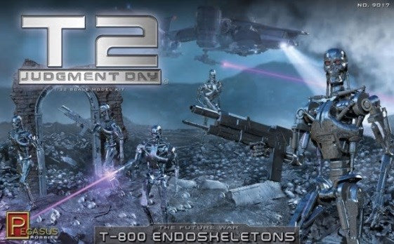 Pegasus Hobbies 9017 1/32 Terminator 2: Judgment Day - T-800 Endoskeletons (8324649189613)