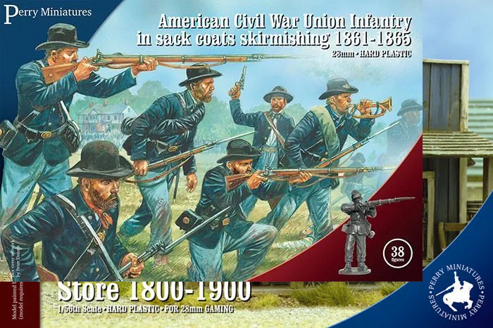 Perry Miniatures American Civil War Union Infantry 1861-65 28mm