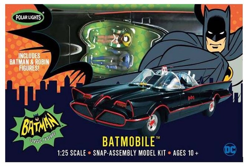 Polar Lights 965 1/25 Batmobile 1966 (SNAP kit) (8324649320685)