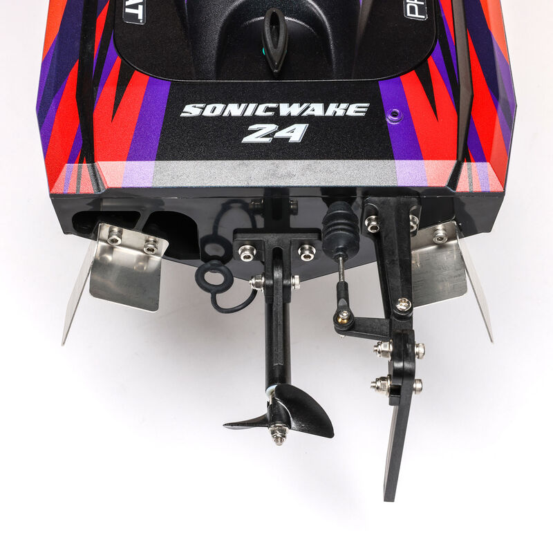 Pro Boat PRB-1992T1 Sonicwake 24 Inch Self-Righting Brushless Deep-V RTR (Battery & Charger Included), Red (9250508669165)