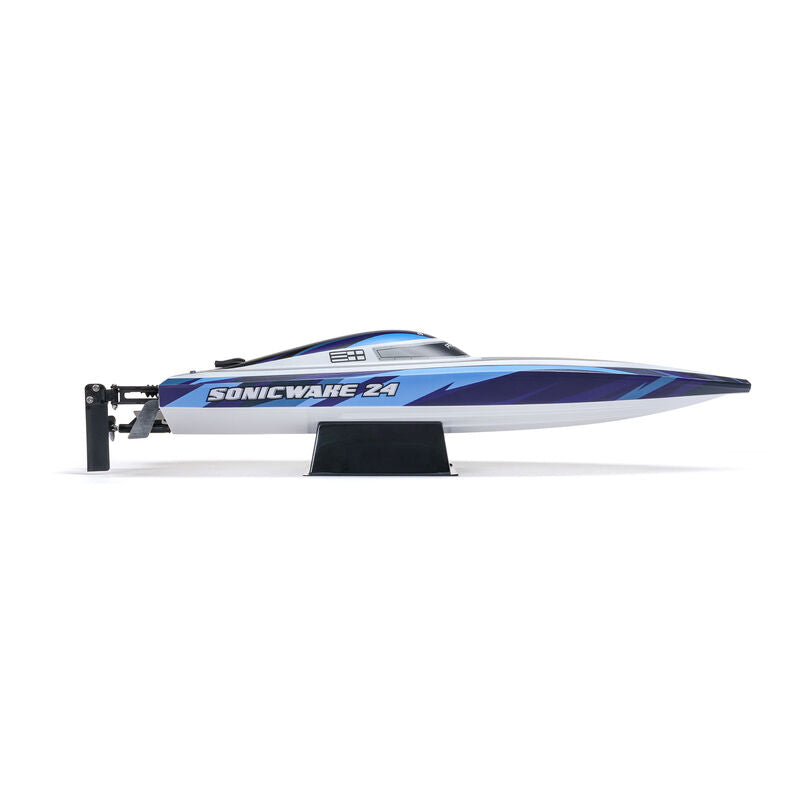 Pro Boat PRB-1992T2 Sonicwake 24 Inch Self-Righting Brushless Deep-V RTR (Battery & Charger Included), Blue (9250508767469)