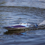 Pro Boat PRB-1992T2 Sonicwake 24 Inch Self-Righting Brushless Deep-V RTR (Battery & Charger Included), Blue - Hobby City NZ