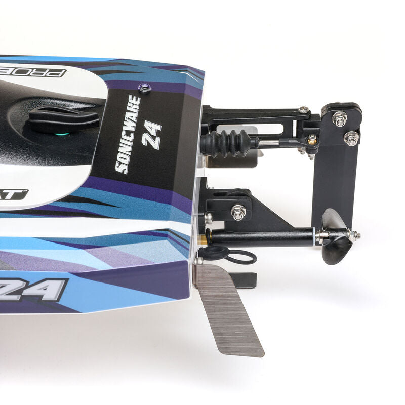 Pro Boat PRB-1992T2 Sonicwake 24 Inch Self-Righting Brushless Deep-V RTR (Battery & Charger Included), Blue (9250508767469)