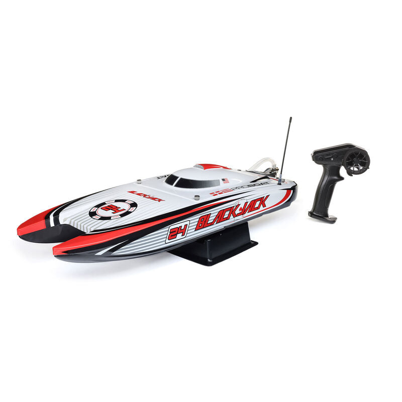 Pro Boat Blackjack 24" V2 Catamaran Brushless: RTR, Vegas Offshore (18)