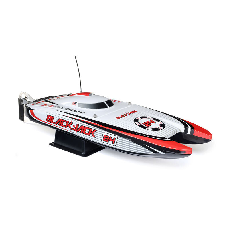 Pro Boat Blackjack 24" V2 Catamaran Brushless: RTR, Vegas Offshore (7)