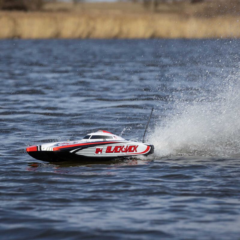 Pro Boat Blackjack 24" V2 Catamaran Brushless: RTR, Vegas Offshore (19)