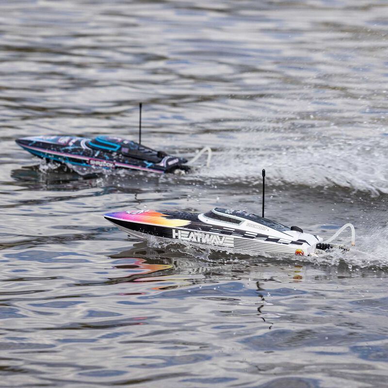 Pro Boat PRB08053T2 Recoil 2 18 inch Self-Righting Brushless Deep-V RTR Heatwave (8499677495533)