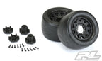 Pro-Line Prime 2.8 MTD Raid Black 6x30 F/R RC Wheel & Tyre Set (3)
