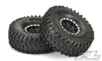Pro-Line Hyrax 1.9 G8 MTD Impulse Black/Silver Assembled RC Wheel & Tyre Set (3)