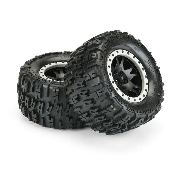 Pro-Line PRO1015113 1/5 Trencher Pro-Loc F/R 4.3" X-Maxx MTD 24mm Black/Grey Impulse (2 pcs) (8820335345901)