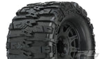 Pro-Line Trencher HP 3.8in Belted MTD Raid 8x32 17mm MT F/R RC Wheel & Tyre Set