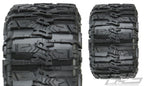 Pro-Line Trencher HP 3.8in Belted MTD Raid 8x32 17mm MT F/R RC Wheel & Tyre Set (2)