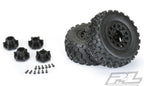 Pro-Line Badlands MX SC M2 Mounted Raid Slash 2WD/4WD RC Wheel & Tyre Set (3)