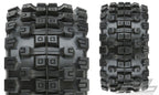 Pro-Line Badlands MX38 HP 3.8in Belted Mounted Raid 8x32 17mm F/R RC Wheel & Tyre Set (2)
