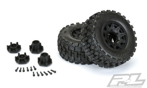 Pro-Line PRO1017410 Badlands MX28 HP 2.8" BELTED MTD Raid 6x30 F/R (8324314923245)