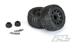 Pro-Line PRO1017510 Trencher LP 3.8" MTD Raid 8x32 Wheels 17mm F/R (8324314988781)