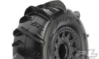 Pro-Line Dumont Paddle SC 2.2"/3.0" Mounted Raid Black RC Wheel & Tyre Set