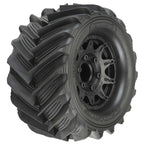 Pro-Line Demolisher F/R 2.8in MT Assembled 12mm Black Raid RC Wheel & Tyre Set 1/10 Scale