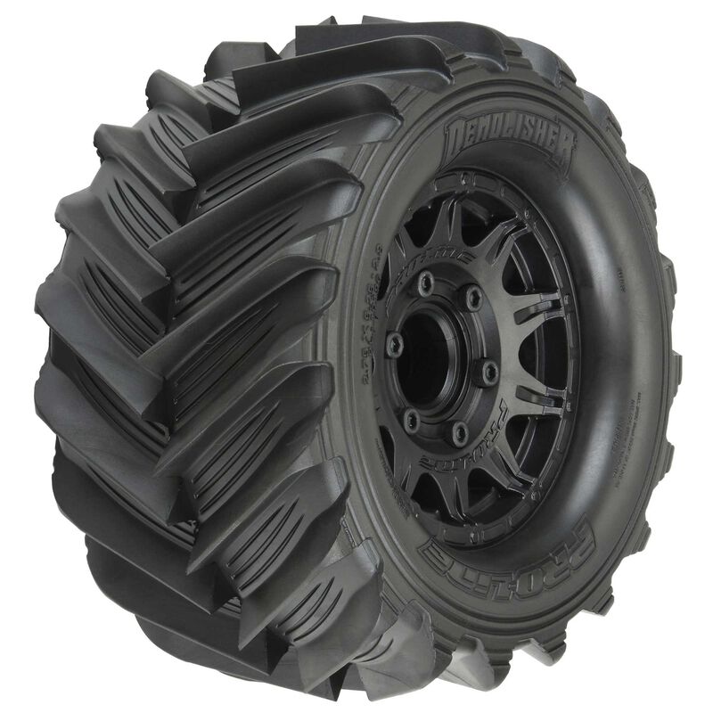 Proline PRO1019610 1/10 Demolisher F/R 2.8 MT MTD 12mm Blk Raid (2) - Hobby City NZ (8499676643565)