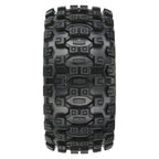 Proline PRO1019811 1/6 Badlands MX57 Front/Rear 5.7ÃƒÂ¢Ã¢â€šÂ¬Ã‚  Tires Mounted on Raid Black 12mm Hex Wheels (2): Black (4)