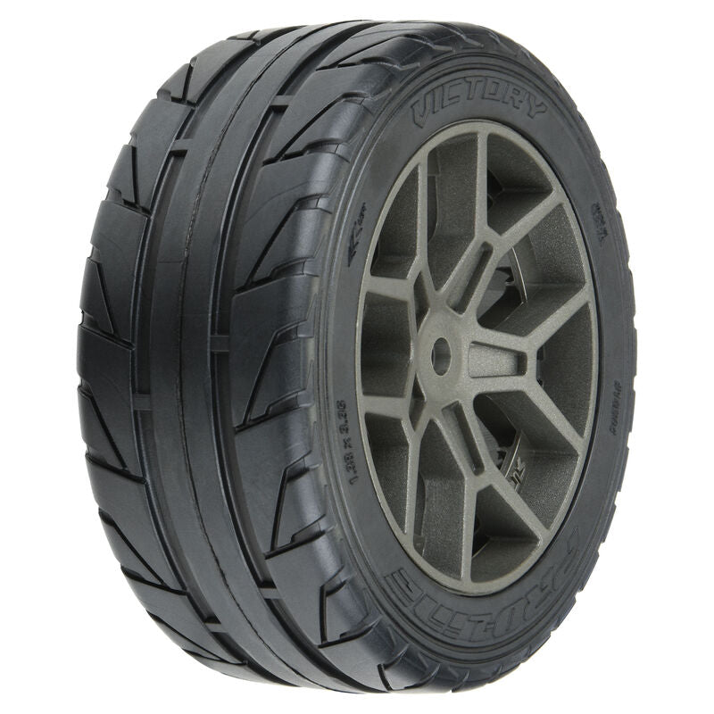 Proline PRO1020410 1/8 Vector S3 F/R 35/85 2.4" BELTED MTD 14mm Gray (8347098546413)
