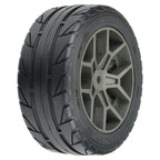 Pro-Line 1/8 Vector S3 F/R 35/85 2.4in Belted Mounted 14mm Grey RC Wheel & Tyre Set