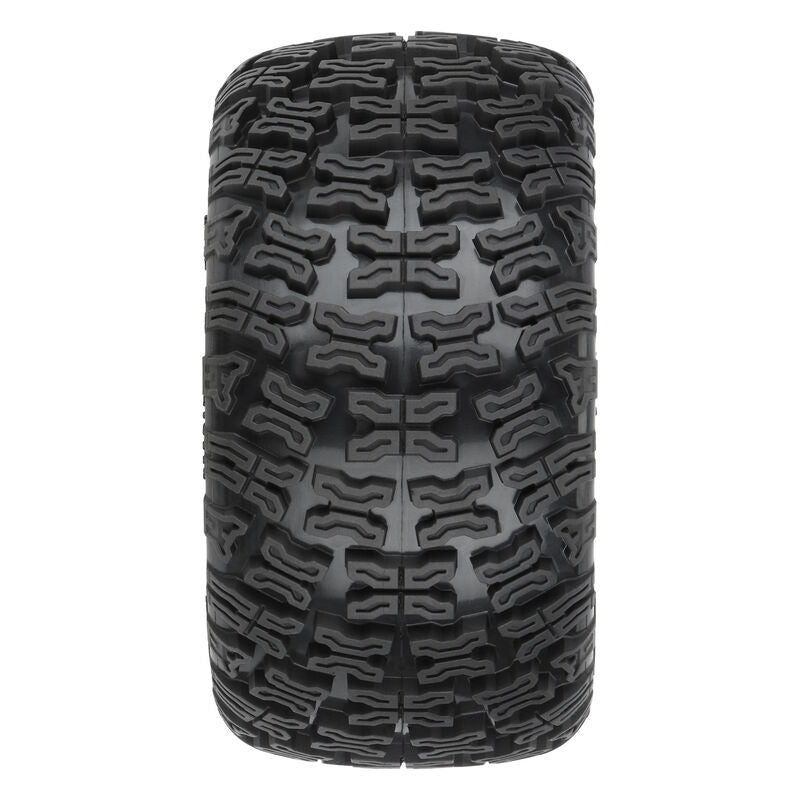 Pro-Line Bonesaw 2.8in All-Terrain Mounted on Raid Black 6x30 Hex Wheels RC Wheel & Tyre Set 1/10 Scale (5)
