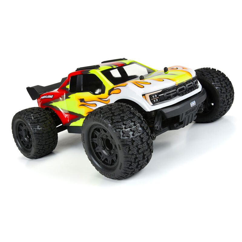 Pro-Line Bonesaw 2.8in All-Terrain Mounted on Raid Black 6x30 Hex Wheels RC Wheel & Tyre Set 1/10 Scale (2)