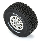 Proline PRO1025310 Mirage TT F/R Tires Mounted 12mm Hex Satin Silver Impulse (4) for Arrma Mojave Grom (9250509357293)