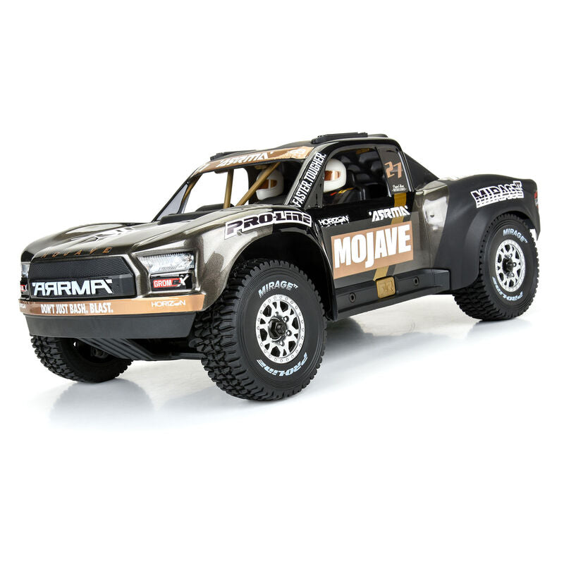 Proline PRO1025310 Mirage TT F/R Tires Mounted 12mm Hex Satin Silver Impulse (4) for Arrma Mojave Grom (9250509357293)