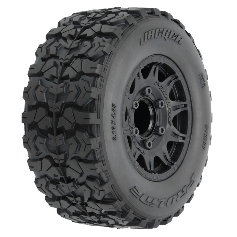 Pro-Line Jaeger HP Belted F/R 2.8in MT Directional Assembled RC Wheel & Tyre Set
