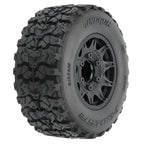 Pro-Line Jaeger HP Belted F/R 2.8in MT Directional Assembled RC Wheel & Tyre Set