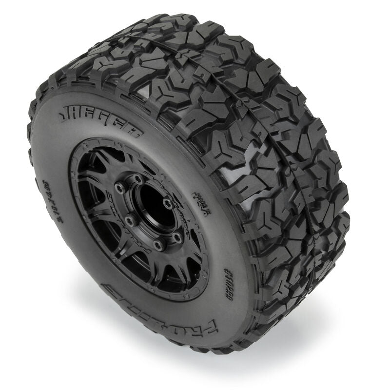 Pro-Line Jaeger HP Belted F/R 2.8in MT Directional Assembled RC Wheel & Tyre Set (3)