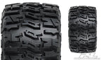 Pro-Line Trencher 2.8in MTD Raid Black 6x30 F/R RC Wheel & Tyre Set (2)
