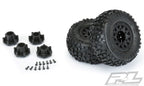 Pro-Line Badlands SC MTD Raid 6x30 Slash 2wd/4WD F/R RC Wheel & Tyre Set (3)