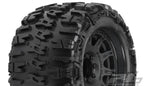 Pro-Line Trencher X 3.8in MTD Raid 8x32 17mm MT F/R RC Wheel & Tyre Set