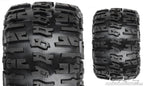 Pro-Line Trencher X 3.8in MTD Raid 8x32 17mm MT F/R RC Wheel & Tyre Set (2)