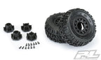 Pro-Line Trencher X SC MTD Raid 6x30 Slash 2WD/4WD F/R RC Wheel & Tyre Set (3)