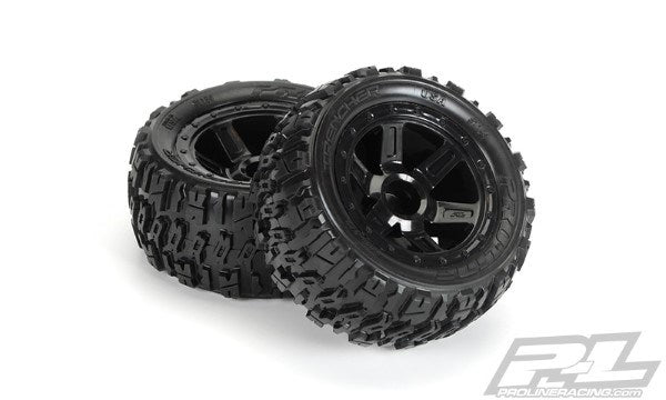Pro-Line PRO119411 1/16 Trencher 2.2 M2 Tire Mnt Desperado Whl:ERevo (8820328366317)