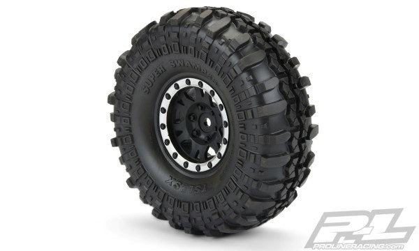 Pro-Line PRO119713 Interco SwmprXL 1.9 G8 MTD(2)Impulse Blk/Slvr F/R - Hobby City NZ