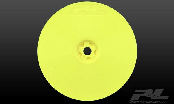 Pro-Line PRO276702 Velocity 2.2 4WD Front Yellow Wheel (2) :XB4 - Hobby City NZ