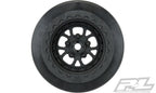 Pro-Line Pomona Drag Spec 2.2/3.0" Black Slash 2wd Rear/4x4 F/R RC Tyre