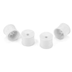 Proline PRO284604 Velocity F/R 2.2" 12mm Stadium Truck Wheels (4) White for TLR 22X-T, AE T6.4, XT2, Storm ST, YZ2T (9250509783277)