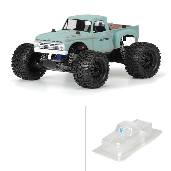 Pro-Line 1966 Ford F-100 Clear RC Car Body for Stampede - PRO341200